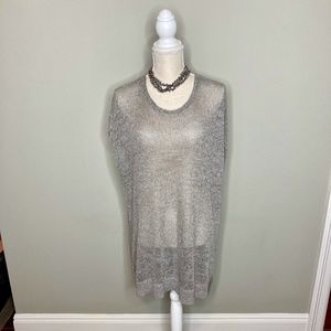 Eileen Fisher sleeveless tunic sweater